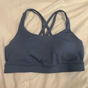 NWOT Lululemon Energy Bra Utility Blue